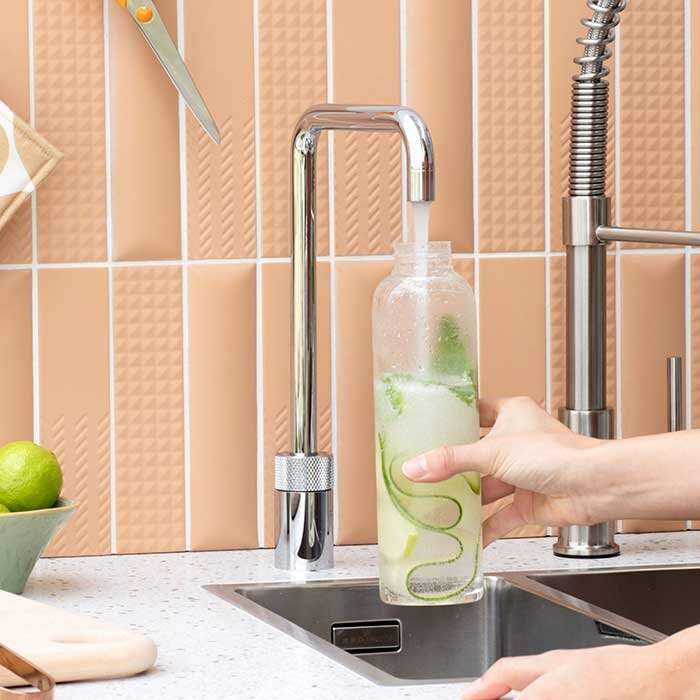 Wasserhahn von Quooker Nordic Square Modell