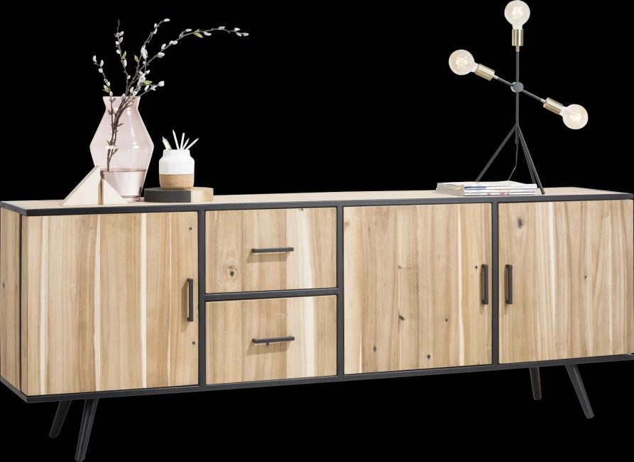 Xooon Sideboard Denmark - 210 cm - 2-Türen + 2-Laden + 2-Nischen